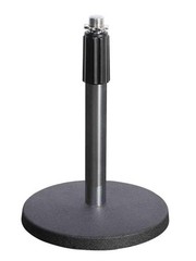 Adjustable Desktop Mic Stand Chrome – On-Stage