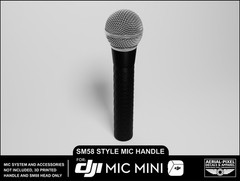 DJI Mic Mini Traditional Microphone Grip Interview Handle SM58 Style