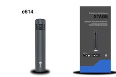 48V 2 Channels 100HZ-20KHZWired Capacitive Microphone E614 for Stage Studio Home