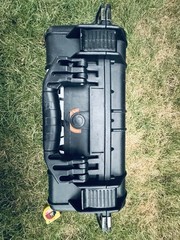 Radial Engineering Hard Case for Microphone, Foam Padded Plastic, Black Handle