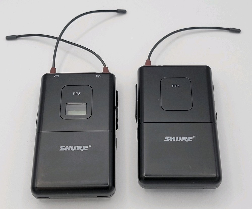 Shure Wireless Transmitter & Receiver Body Pack Set | FP1 G4 & FP5 G4 470-494MHz