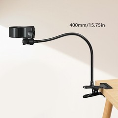 Metal Plastic Mic Clamp Stand Featuring Bendable Tube for Studio Recording