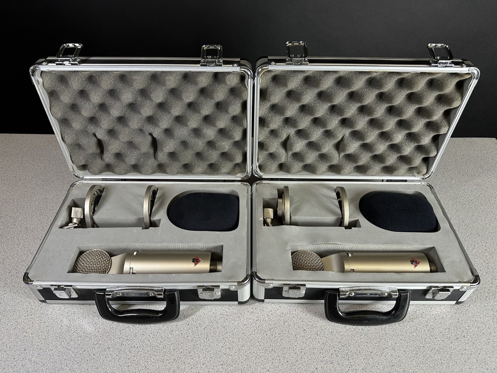 Studio Projects CS5 – Multi-Pattern Condenser – Stereo Pair with Flight Cases