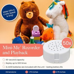 Mini-Me Plush Toy Voice Recorder 60-Second