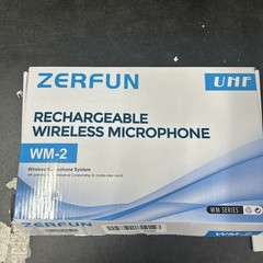 Dual Wireless Microphones Rechargeable, UHF Metal Wireless Mic System Cordless M