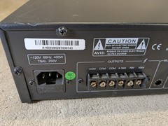 MCM Custom Audio MPA-240 Mixer Amplifier 55-26050 Box Power Cord
