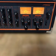 Victor SS-M110 8ch Portable Mixer w/ VU Meters Power On from Japan