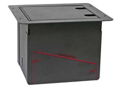 2 Elite Core Recessed Audio Stage Floor Box w/ 6 Female 3pin XLR Mic Connectors