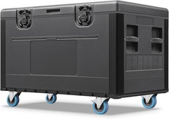 Utility Cable Trunk Road Case with Wheels, 44″ x 22″ x 24″ ATA Rolling Road Case