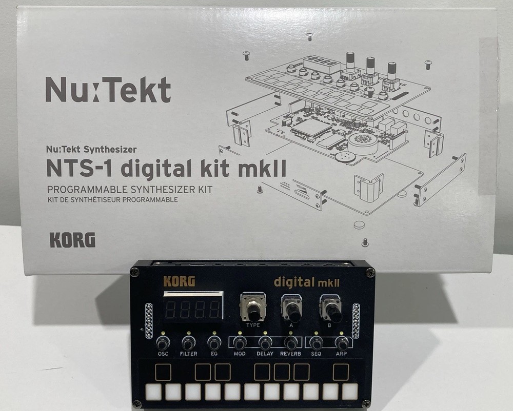 Korg Nu:Tekt NTS-1 MKII DIY Digital Synthesizer Kit With Box