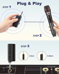 Ultimate Karaoke and DJ Wireless Microphone System: Easy Setup & Unmatched Range