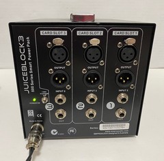 AVDAudio MP312 Microphone Preamplifier Module in SM Pro Audio JuiceBlock3 Rack