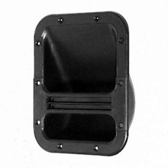 Black Plastic Cabinet Bar Handle Penn Elcom