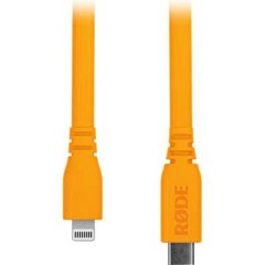 Rode SC19-Orange 1.5m USB-C to Lightning Cable in Orange