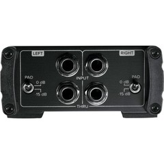 Mackie MDB Series, Passive Stereo Direct Box with dual 1/4” 2.90, Clear