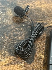 Movo LV4-O Lavalier Microphone Omni-Directional Cardioid XLR 3 Pin Wired Black