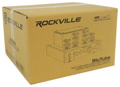 Rockville BluTube Tube Amplifier/Home Theater Bluetooth Receiver+(4) 4″ Speakers