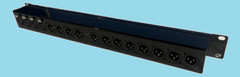 Mamba 16 Point [12 in x 4 out] 1RU XLR to XLR Patch Bay
