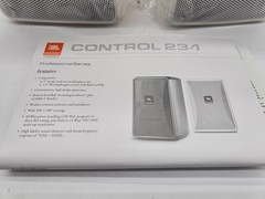 NEW JBL Control 23-1-WH – Weather-Resistant 100W Background/Foreground Speakers