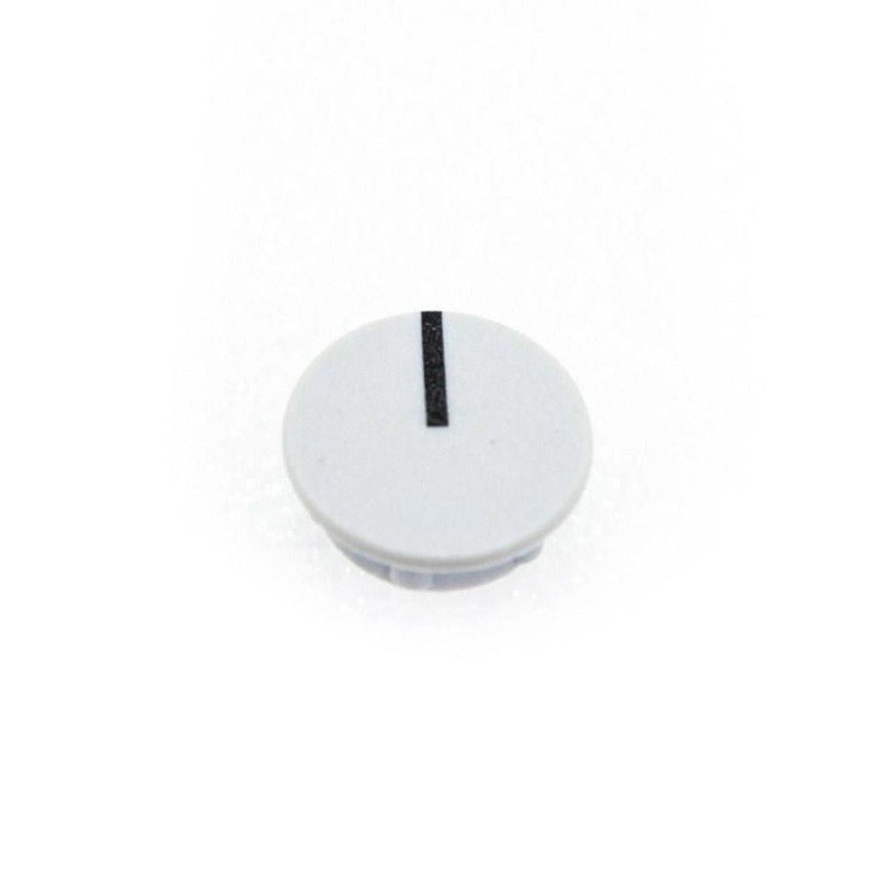 12mm Gray Knob Cap with Indicator Line for Rane HC6, MP-24, SM26, PE-15