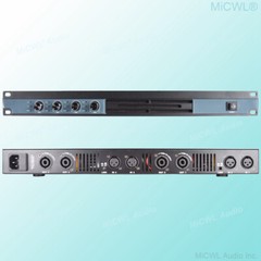 4 Channel 1U Digital Power Amplifier 5200W PEAK 4 x 650W Output High Power AMP