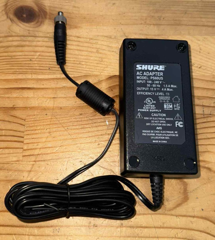 Shure PS60US AC Adapter Power Supply