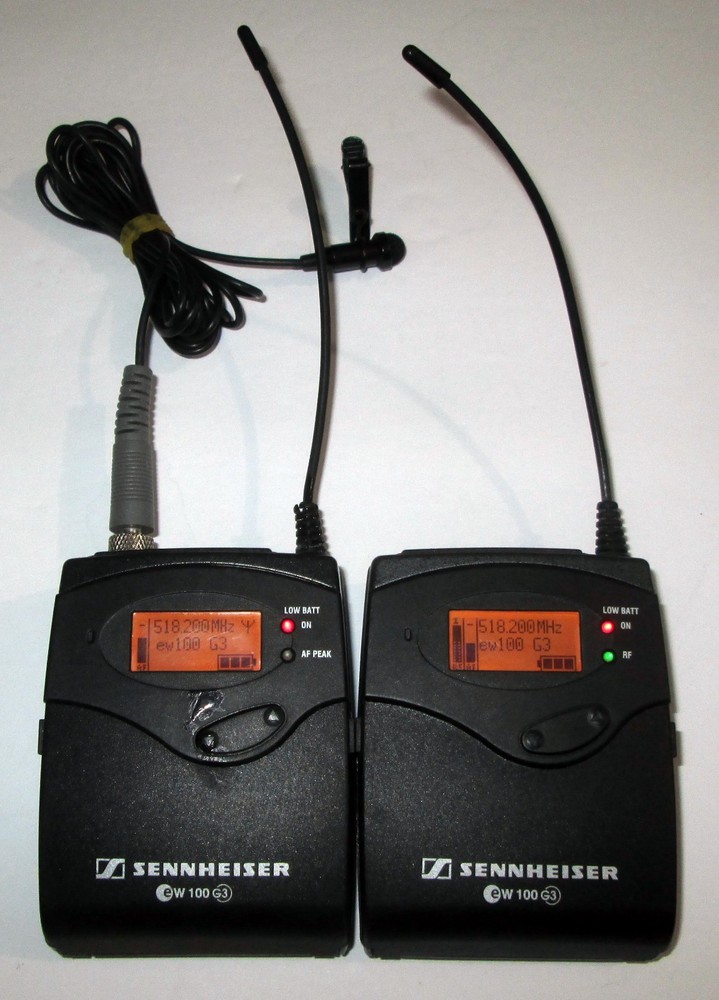 SENNHEISER SK 100 G3, EK 100 G3 A band ME-2 Wireless Transmitter & Receiver