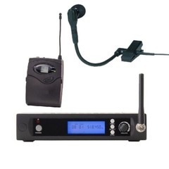 UHF Wireless Instrument Microphone Gooseneck WH98 for Saxophone Tuba Trumpet