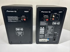 Pioneer DJ DM-40 Active Monitor Speakers, Black 4” Set Of 2 Book Shelf TESTED.