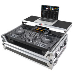 PROX ATA Road Case Laptop Shelf, Wheels Fits Pioneer XDJ-RX3 DJ Controller