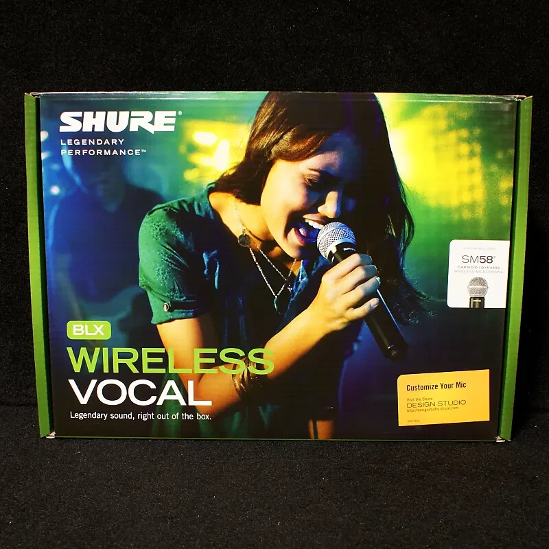 Shure BLX24/SM58 H10 Rack Mount Wireless SM58 IN STOCK FREE US Shipping in 48!