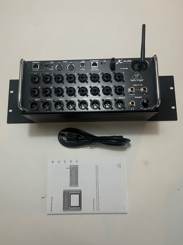 Behringer XR18 Digital Mixer – Black