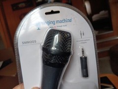 Singing Machine SMM-205 Unidirectional Dynamic Karaoke Microphone 10 Ft. Cord