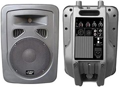 Pyle-Pro PPHP898A 400W 2-Way Plastic Molded Powered/Amplified Speaker System