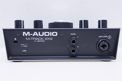 M-Audio M-Track 2×2 C-Series USB Audio Interface 24-bit/192kHz +48V Great Cond.