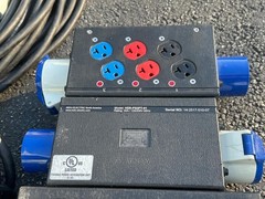 INDU 400A Power Distro PD 3PH CAM – CEE 30A-BLU5 X6, 30A-BLU3 X18 PT W/CABLE