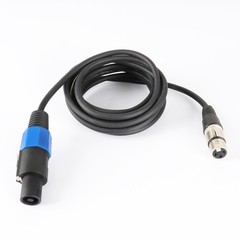 10 20 50 Feet Speakon to XLR Cable Pro PA DJ Stage Studio Speak-on Wire 16 Gauge