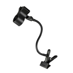 Metal Plastic Mic Clamp Stand Featuring Bendable Tube for Studio Recording