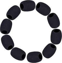 10 Pack Lapel Microphone Windscreen, Headset Windscreen, Mic Foam Covers