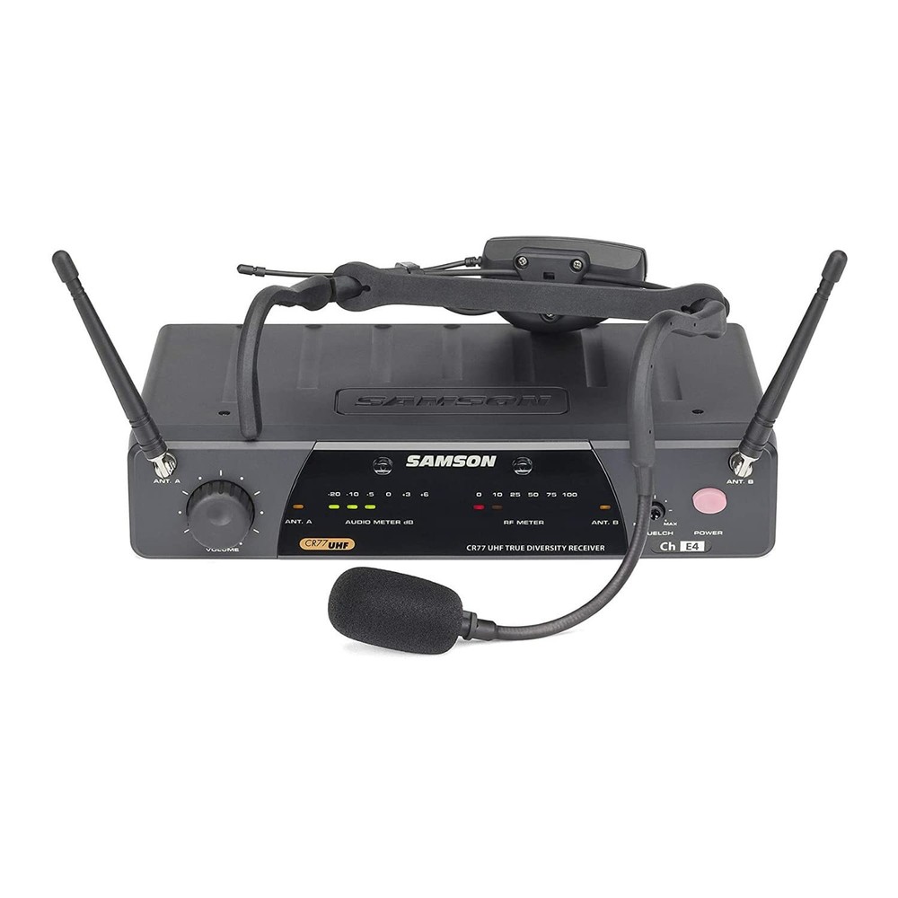 Samson AirLine 77 AH7 Fitness Headset Wireless System (Channel K6),Black