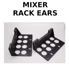 Rack Ears (2-Pack) for Behringer Digital Mixers XR16 XR18 SD18 Midas MR16 MR18