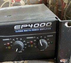 Behringer Europower EP4000 2-Channel 2x2000W Rack Amp XLR/TRS Speakon