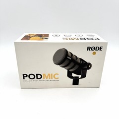 RODE PodMic Dynamic Podcasting Microphone XLR – Broadcast Quality – Open Box