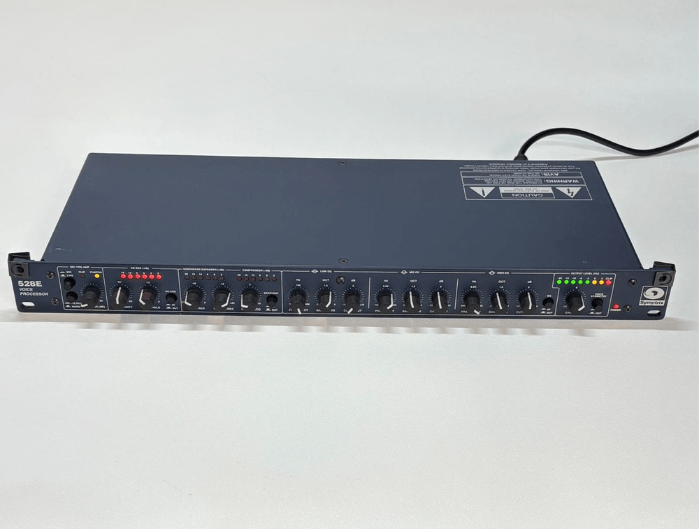 Symetrix 528E Analog Channel Voice Processor – For Parts or Repair