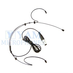 Dual Headset mic YAM Black HM3-C4Q Headworn Mic for Peavey Wireless transmitter