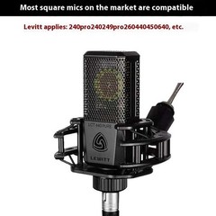 XFJQZM Microphone Shockmount for AKG C414 C214 LEWITT LCT440 LCT240 LTC249