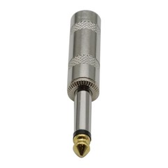 5PC Audio 1/4″ TS Plug 6.35mm Mono Male Solder Jack Connector for Speaker/Guitar