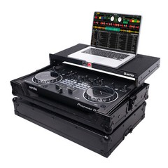 Prox DJ Road Case Black on Black for Pioneer DDJ-REV1 Digital Controller
