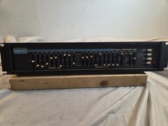 MXR Dual Octave EQ Model 170 Dual Channel Graphic Equalizer Rackmount Tested