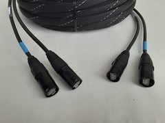 200 FT 2 Channel CAT-6 Snake Tactical Shielded w/Neutrik Ethercon Digital Audio